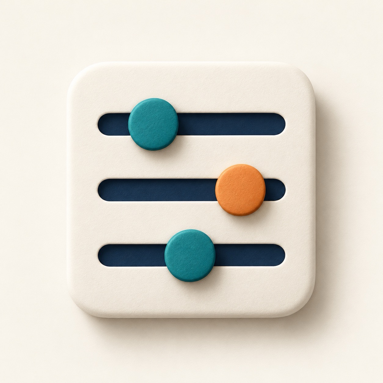 Three sliders